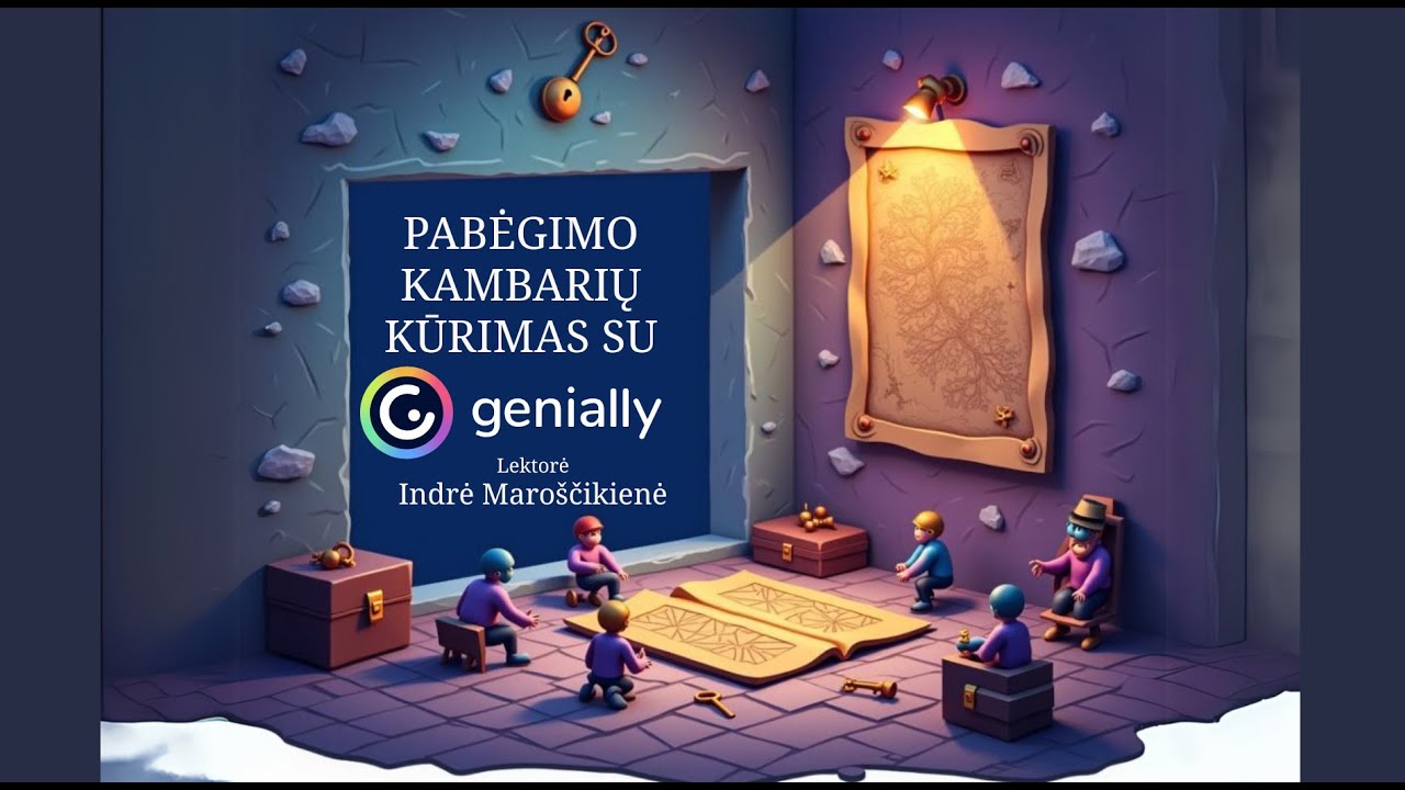 Pabėgimo kambarių kūrimas su nemokama programa Genially
