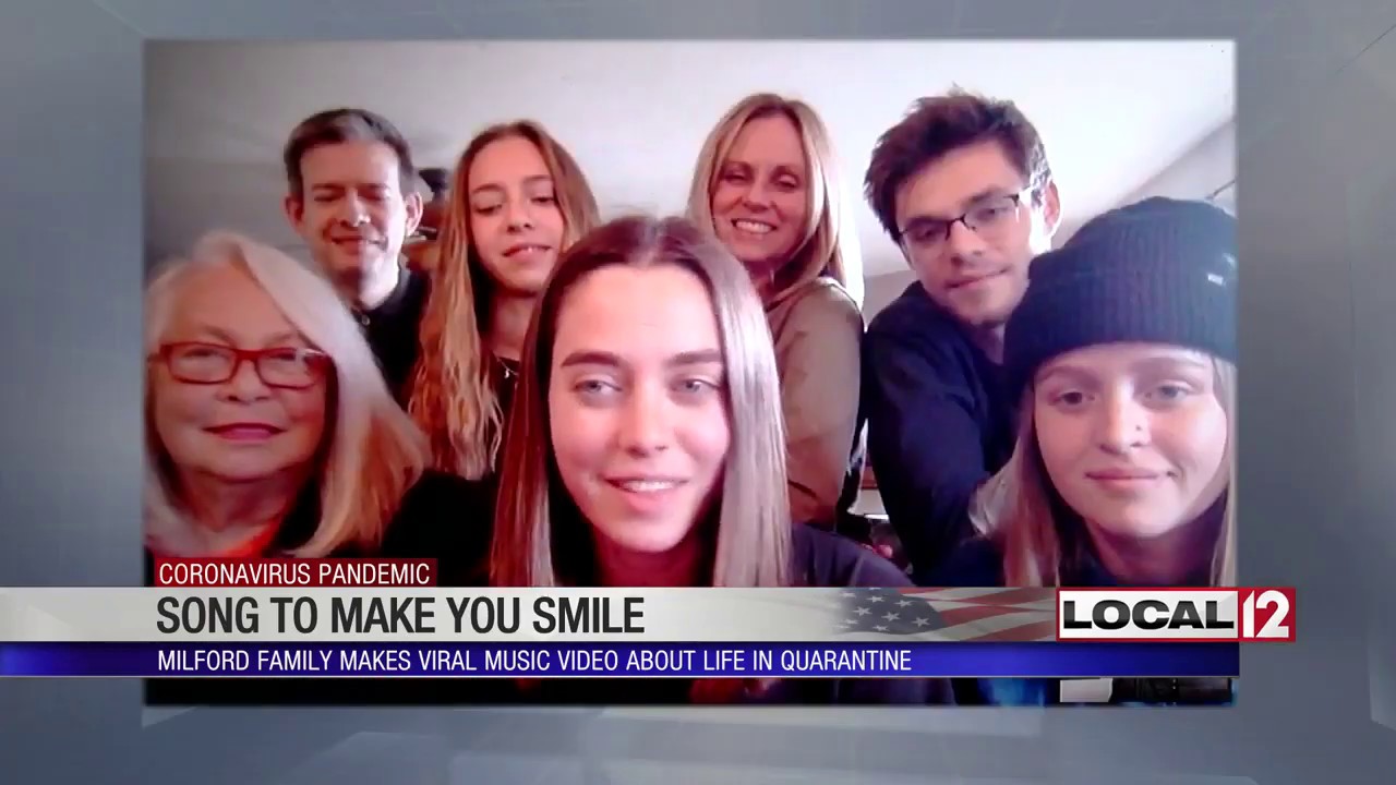 Milford family makes viral music video about life in quarantine