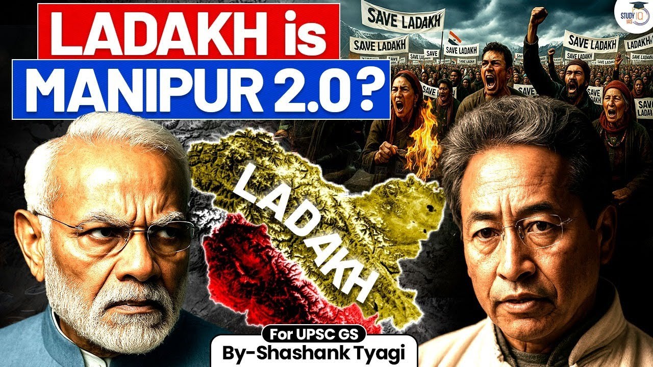 How Ladakh is Turning into Manipur 2.0 ? | Internal Security Challenges & Geopolitics Explained