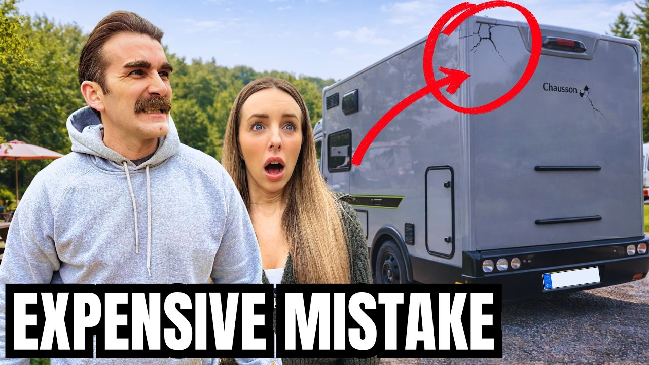 I Damaged Our Motorhome… One Week Before Our First Trip