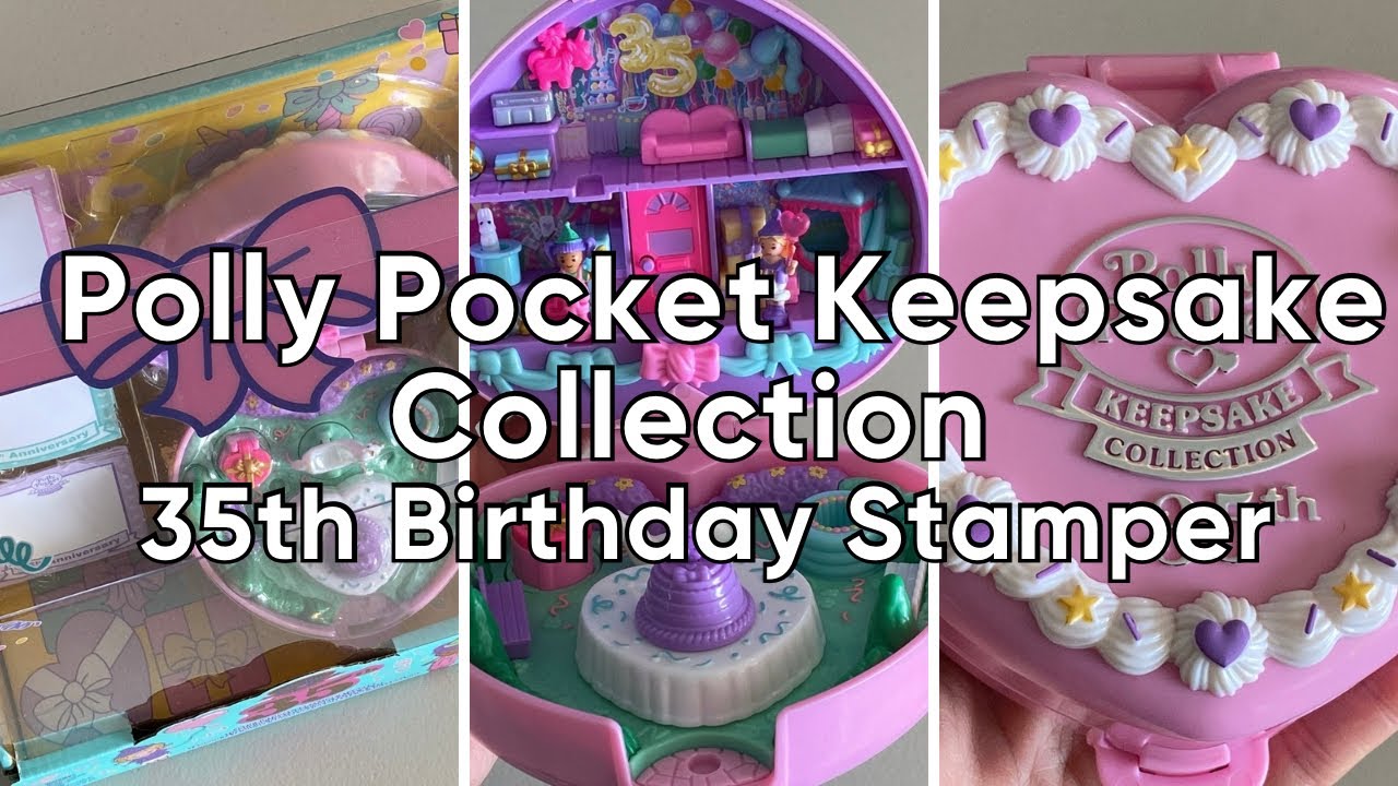 Unboxing my Christmas Gift | Polly Pocket 35th Birthday Stamper 🎁