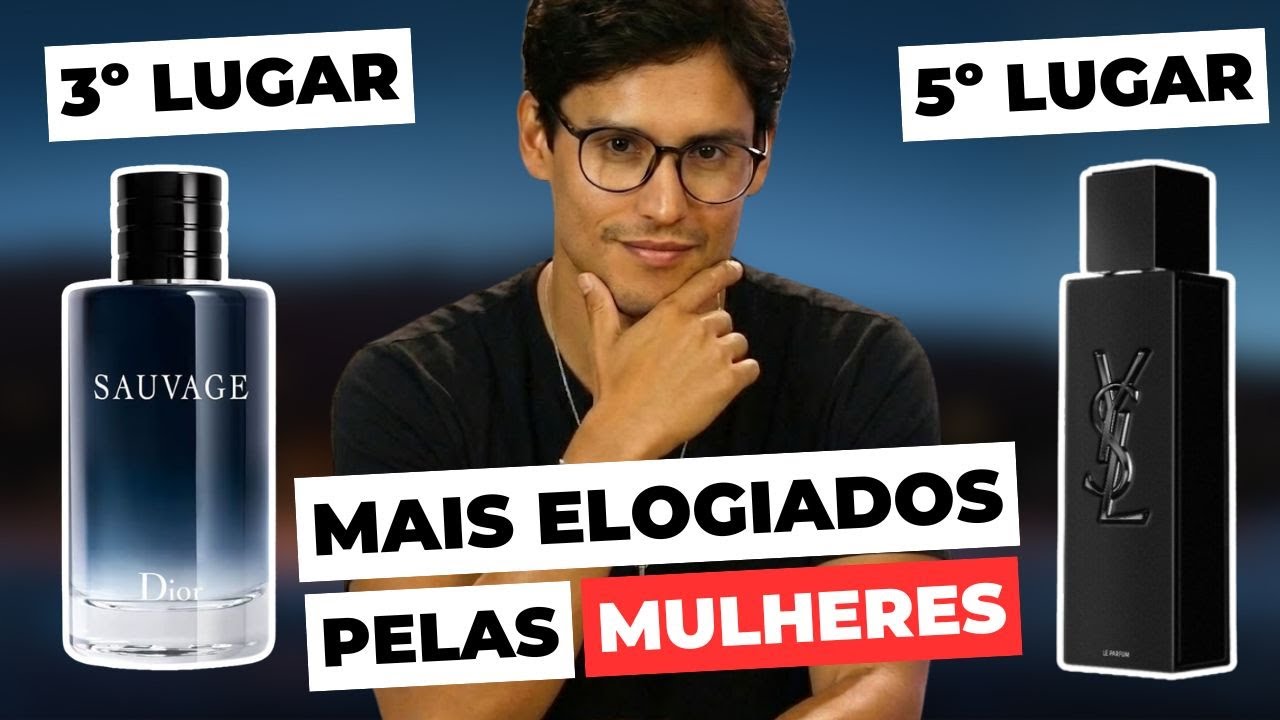 Top 5 perfumes MASCULINOS que as MULHERES mais elogiam (votação)
