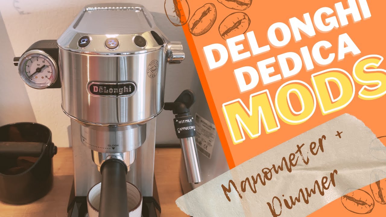 Barista-Feeling zu Hause: Modifikation der Delonghi Dedica mit Manometer + Dimmer für top Espresso!