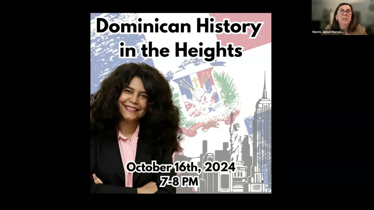 Virtual Parlor Chat: Dominican History in the Heights