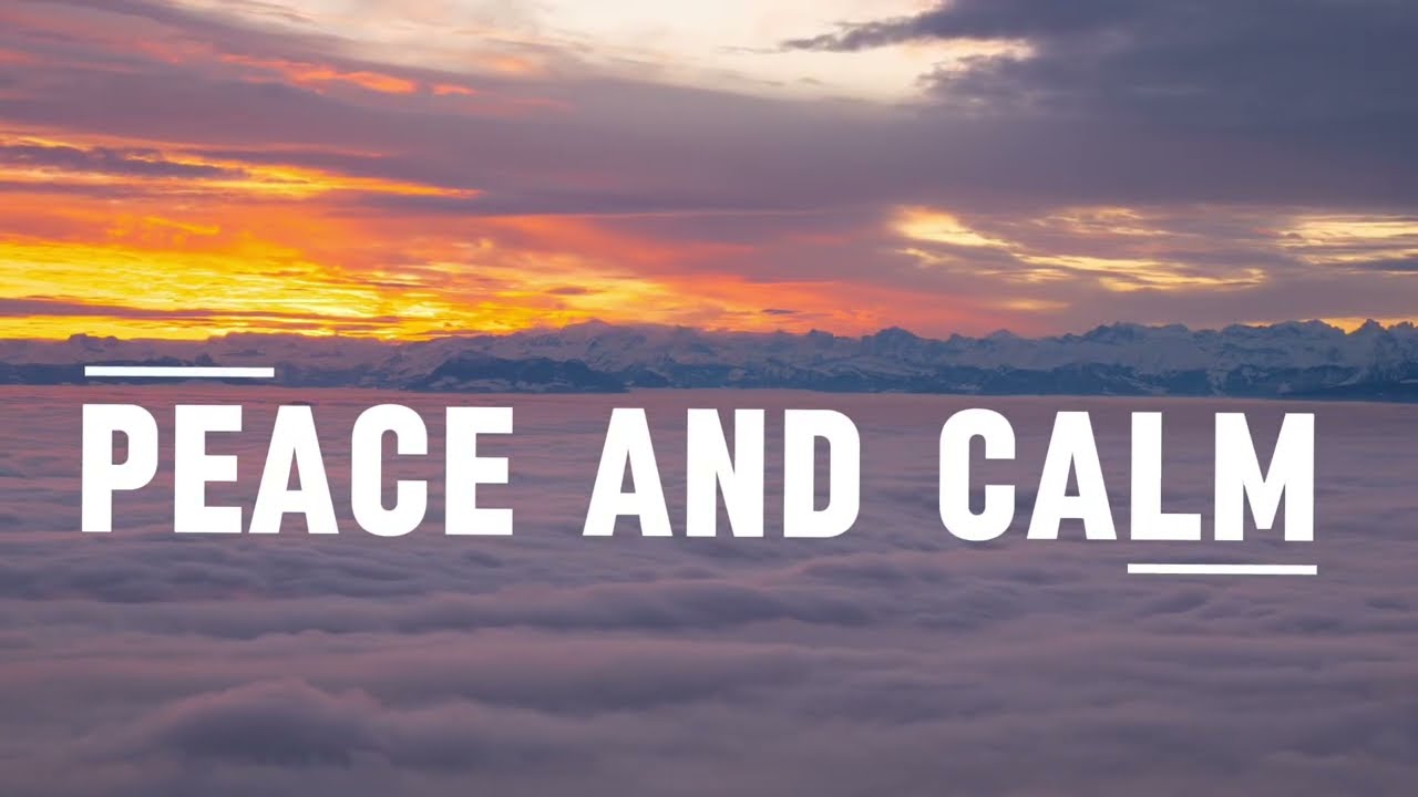 1 Hour of Peace | Calming Music & Aerial Clouds