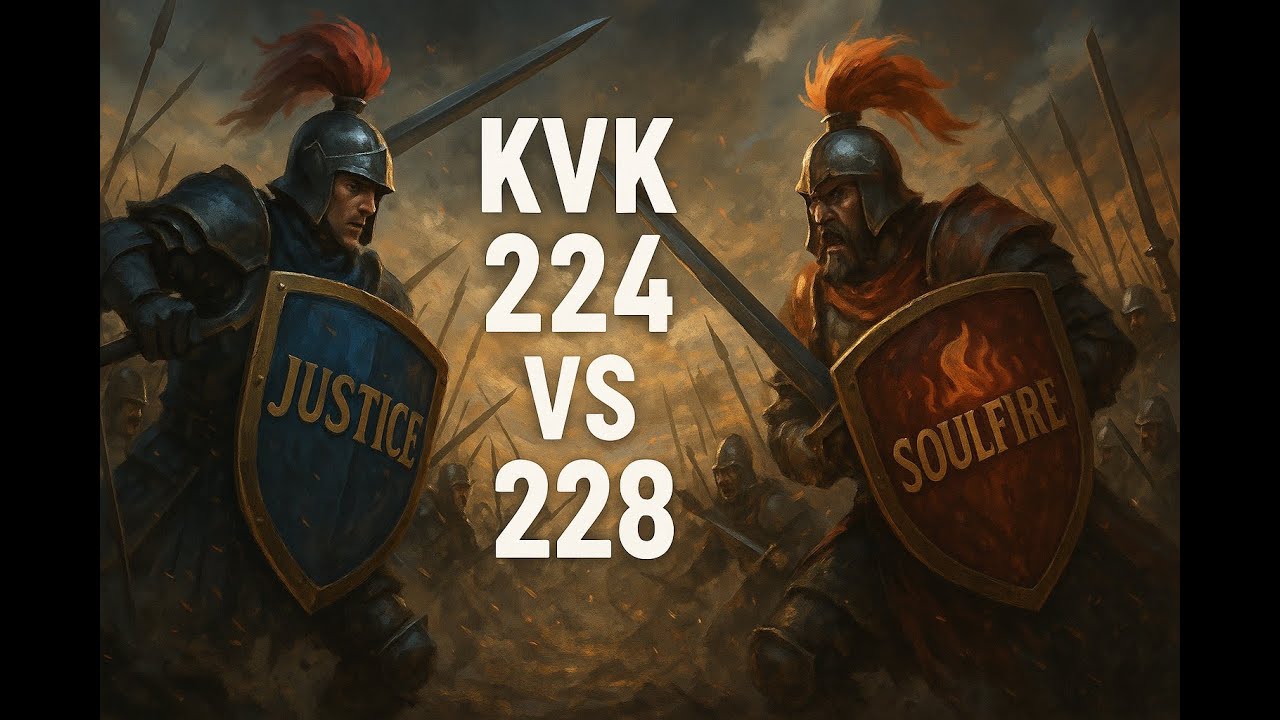 224 vs 228 First Time KvK - Age of Empires Mobile