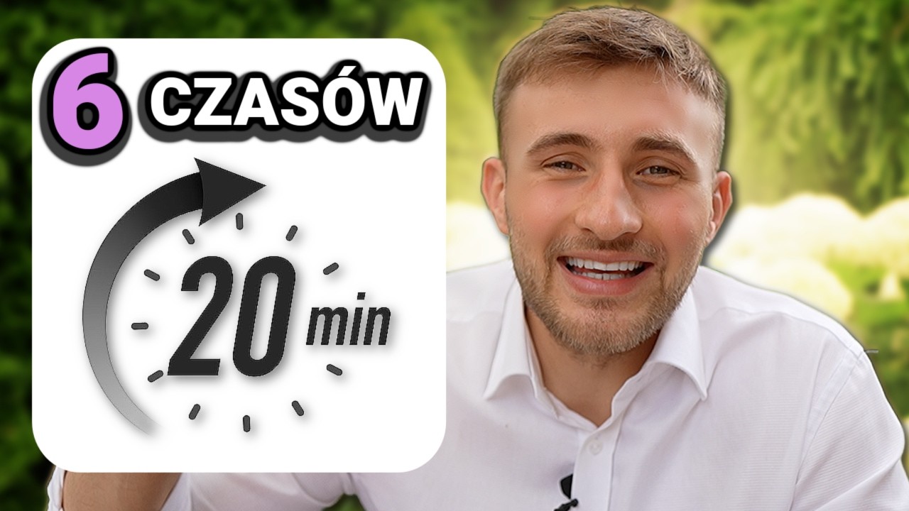 Naucz się 6 czasów angielskich w 20 minut! Codzienne ćwiczenia konwersacyjne po angielsku