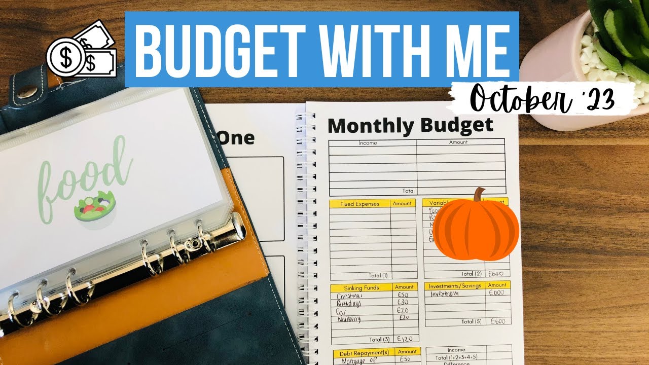 BUDGET WITH ME October 2023 | Single Parent Budget