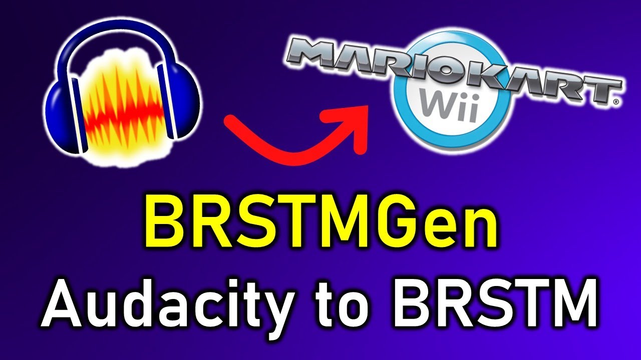 Easily make (Multi-Channel) BRSTM from Audacity with BRSTMGen - Mario Kart Wii Quick Tutorial