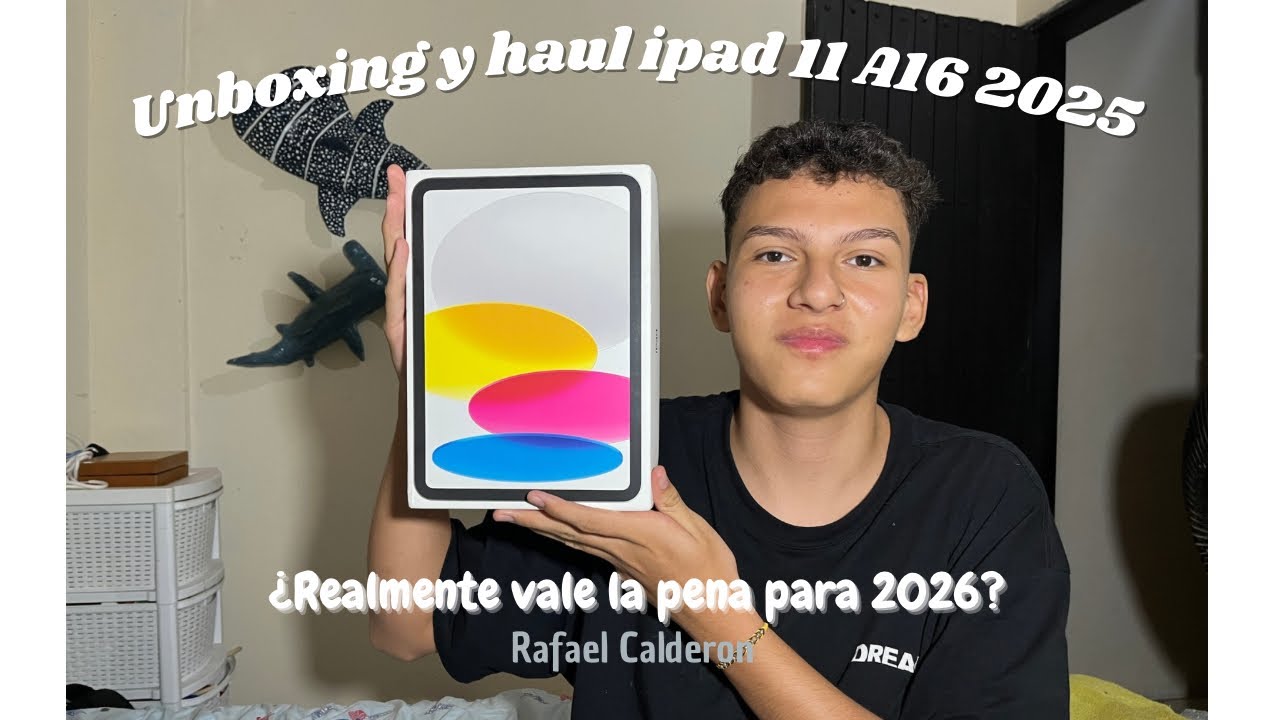UNBOXING Y HAUL IPAD 11 A16 en 2026 - RAFAEL CALDERON