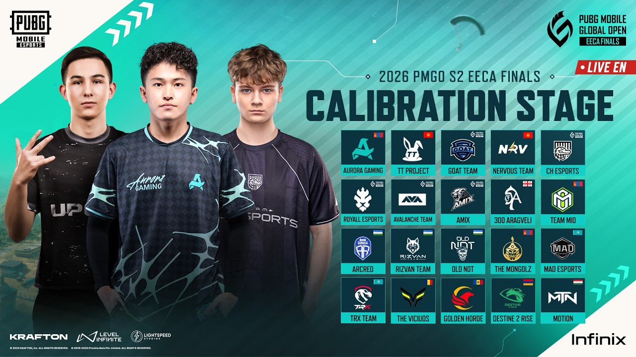 [EN] 2026 PUBG MOBILE Global Open Season 2 Eastern Europe & Central Asia Finals | Calibration Stage