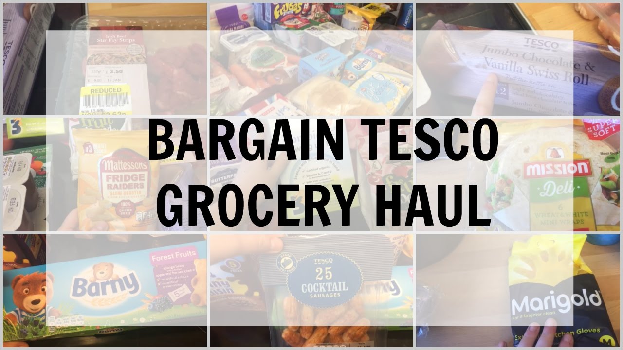BARGAIN TESCO GROCERY HAUL