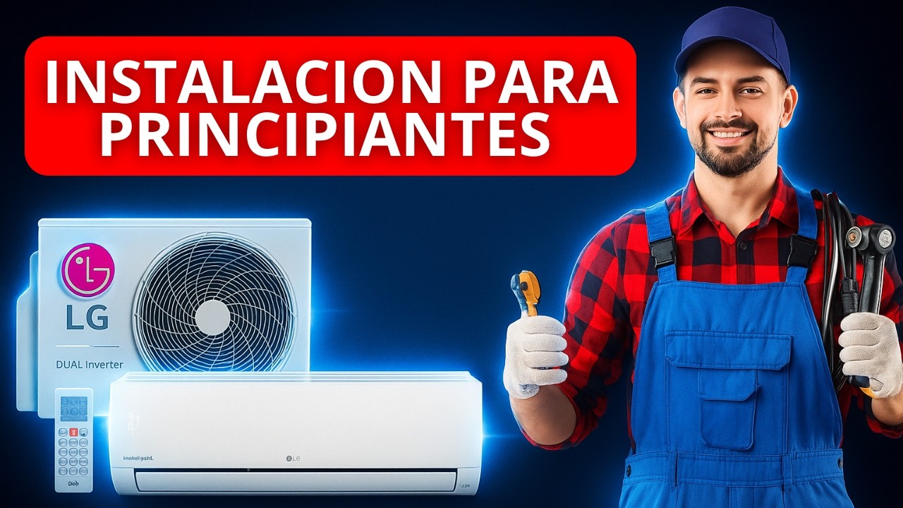 ✅ Como INSTALAR un AIRE ACONDICIONADO SPLIT desde 0 (Tutorial Completo)
