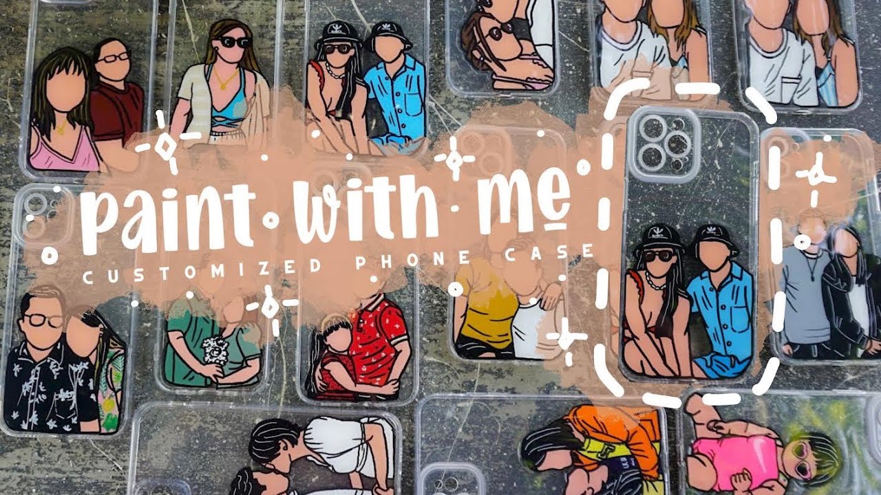 Paint with me! | Handpainted Phone Case | Making Orders | Munis Art studio