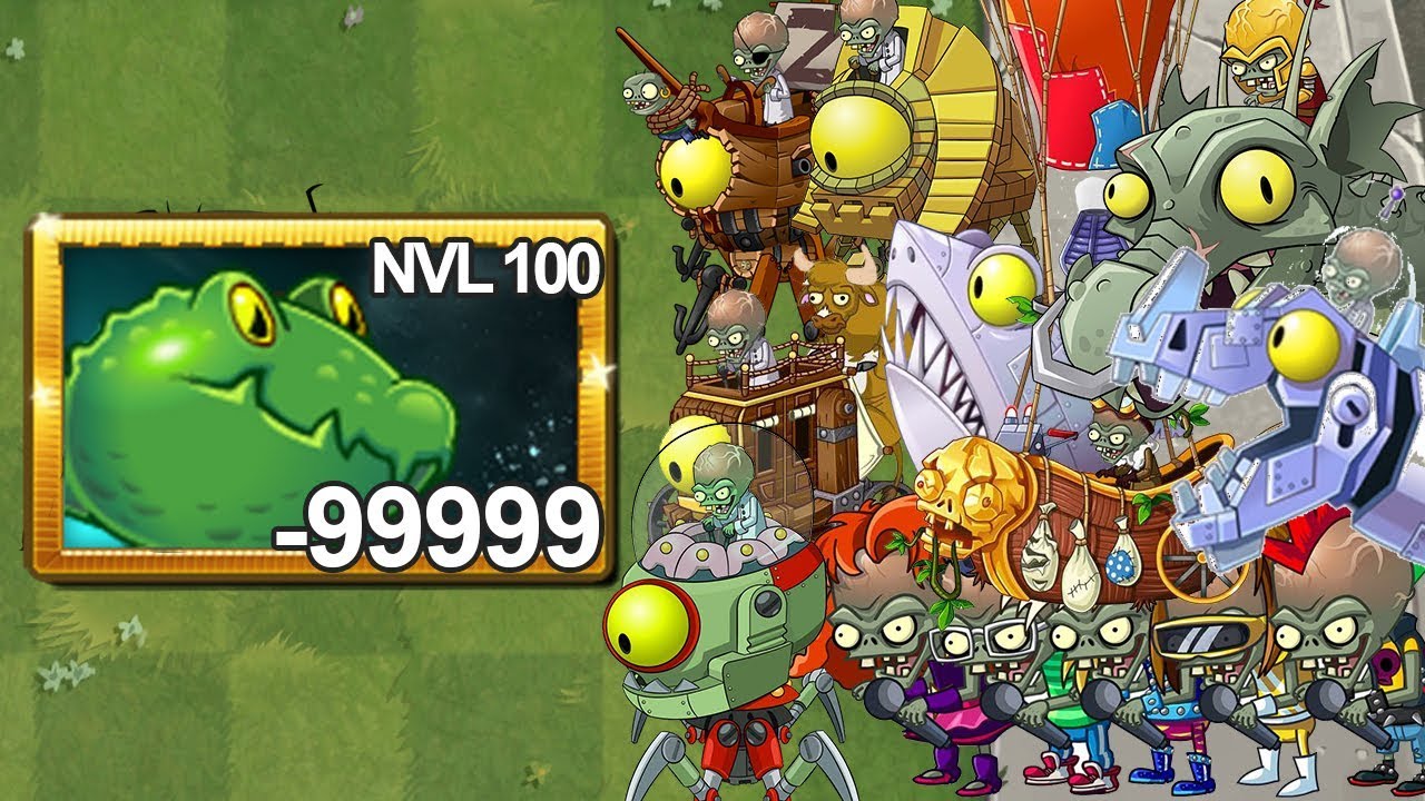 Plants Vs Zombies 2 Guacadrilo Nivel 100 Vs Todos Los Zombots