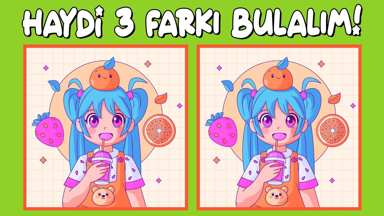 BULABİLTV | 3 FARKI BUL 👀 – BÖLÜM13 | HAYDİ 3 FARKI BULALIM!