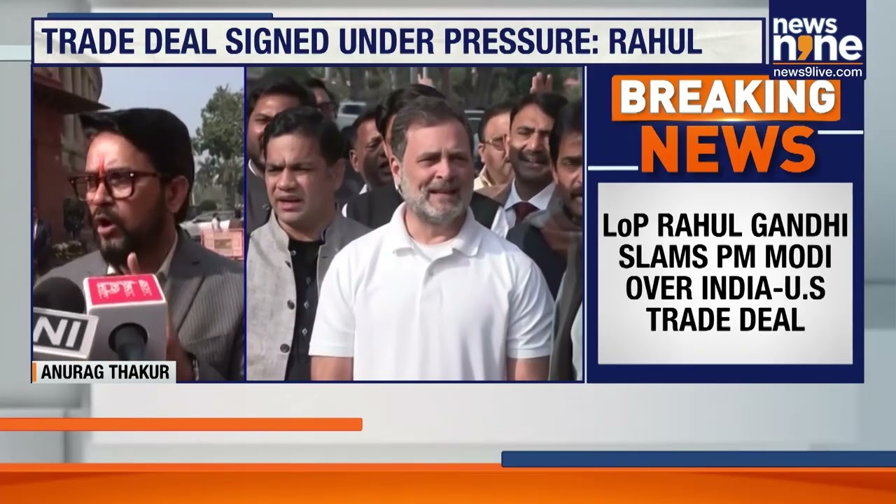 Rahul Gandhi Attacks PM Modi Over India&ndash;US Trade Deal, Claims &lsquo;Extreme Pressure&rsquo;