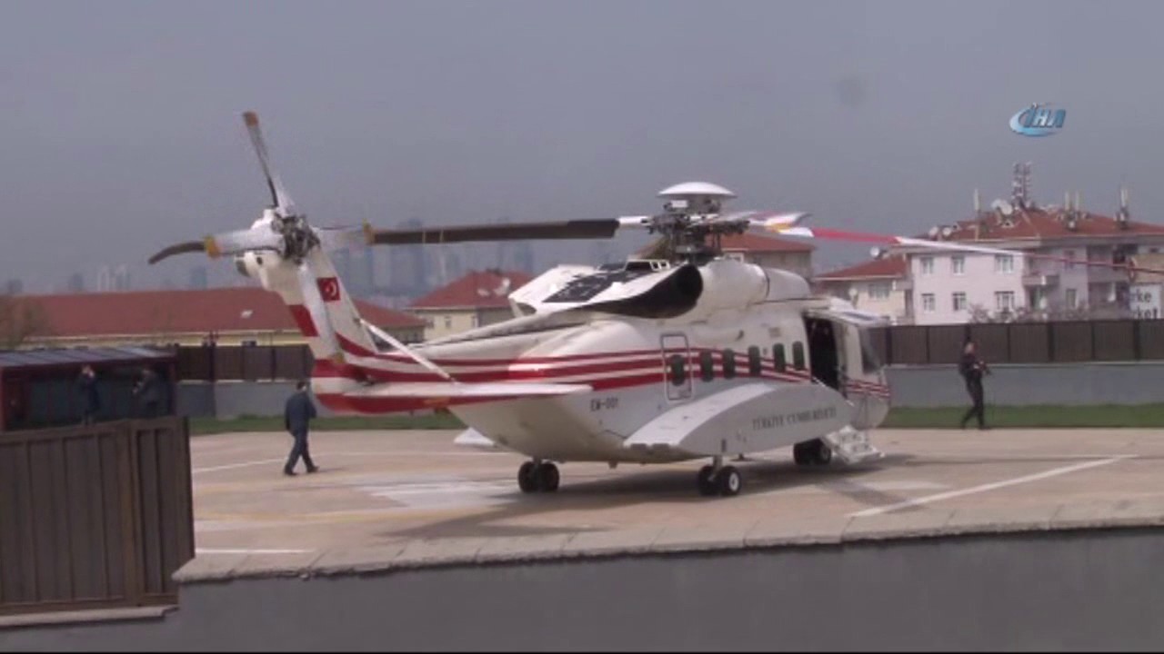 Cumhurbaşkanı Erdoğan Helikopterle Balıkesir'e Hareket Etti