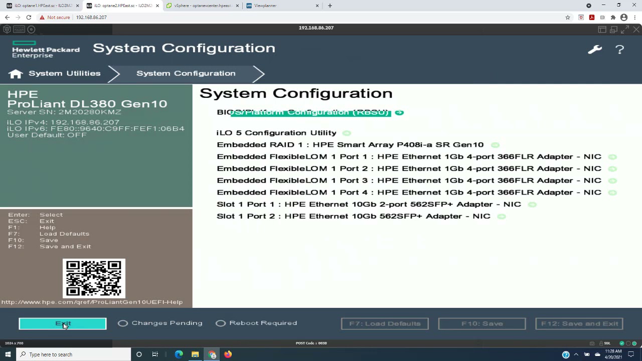 HPE ProLiant: Intel Optane Persistent Memory PMem