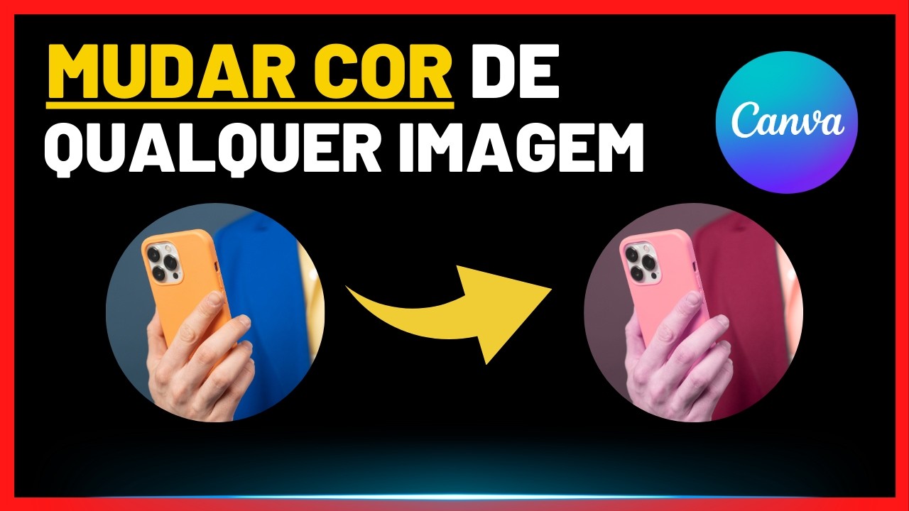 ✅ Como Mudar COR de QUALQUER IMAGEM no Canva