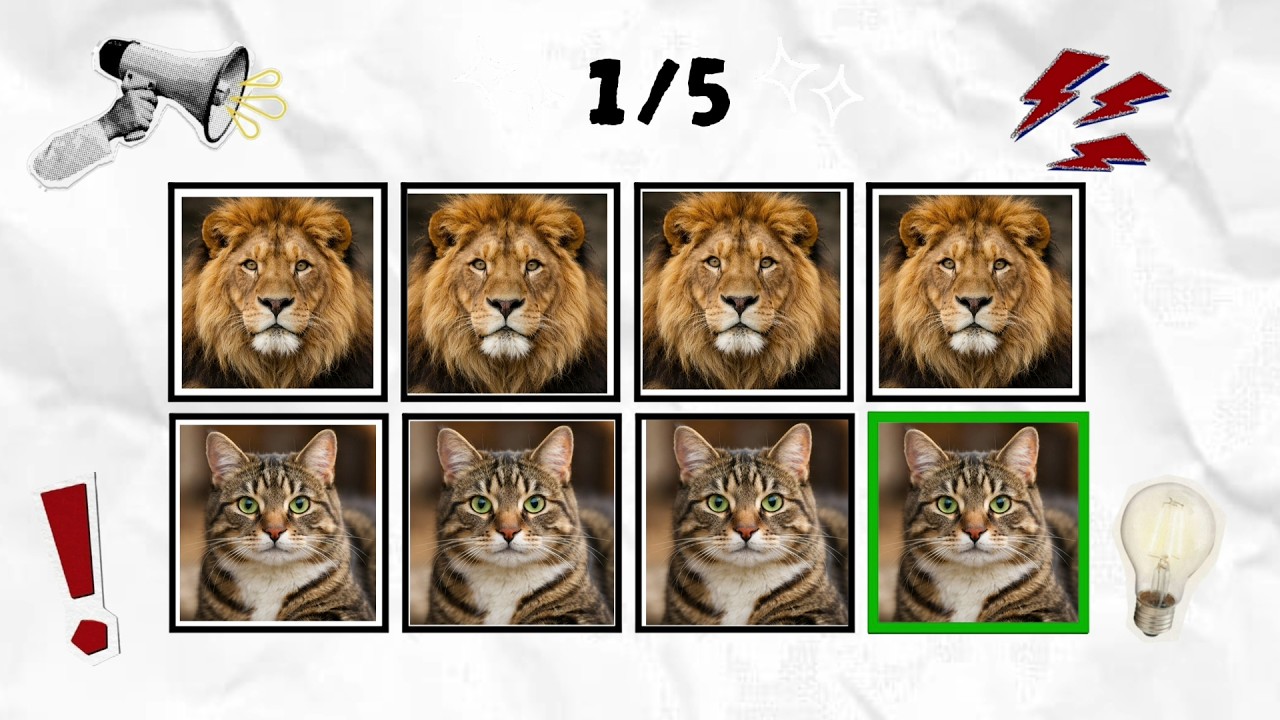 SAY THE WORD ON BEAT ANIMALS | NEW VERSION | CHALLENGE LEVEL 1-4 ( EASY MEDIUM HARD EXPORT)