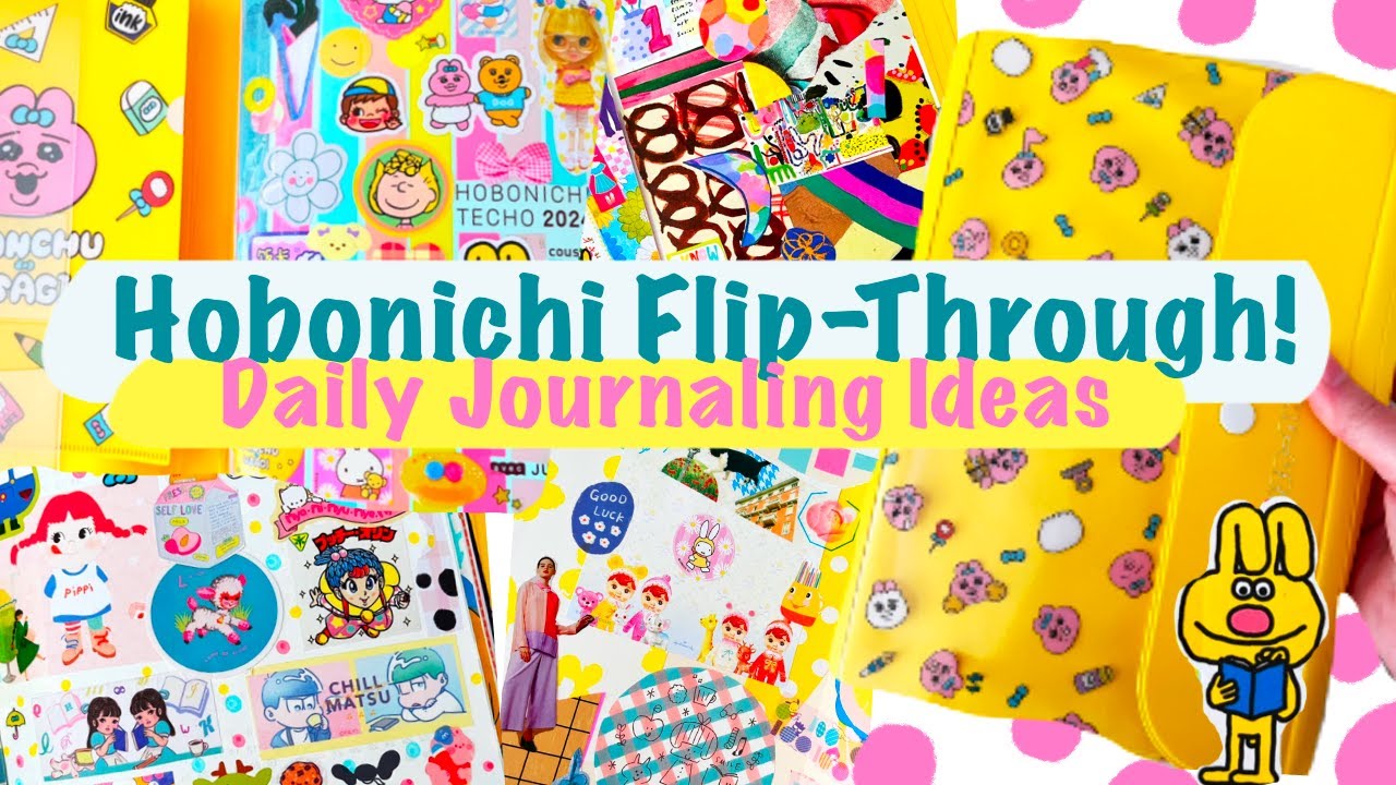 Flip Through of my 2024 Hobonichi Journal