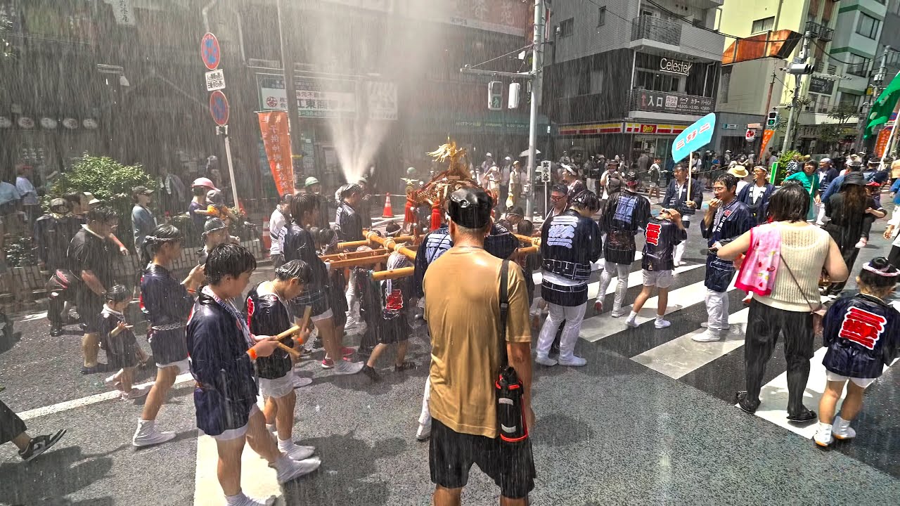 Fukagawa water festival, Japan 2024・4K HDR