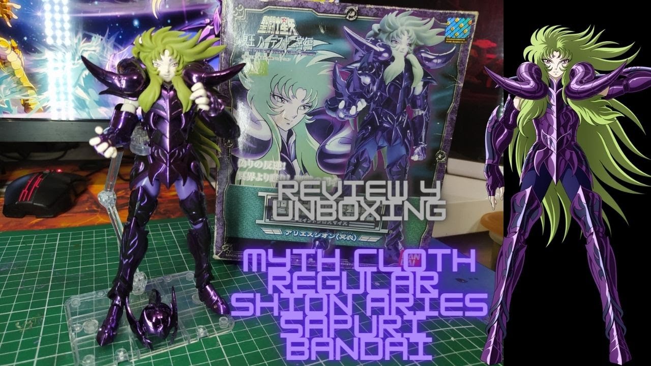 Review y Unboxing Myth Cloth regular Shion de Aries sapuri Bandai