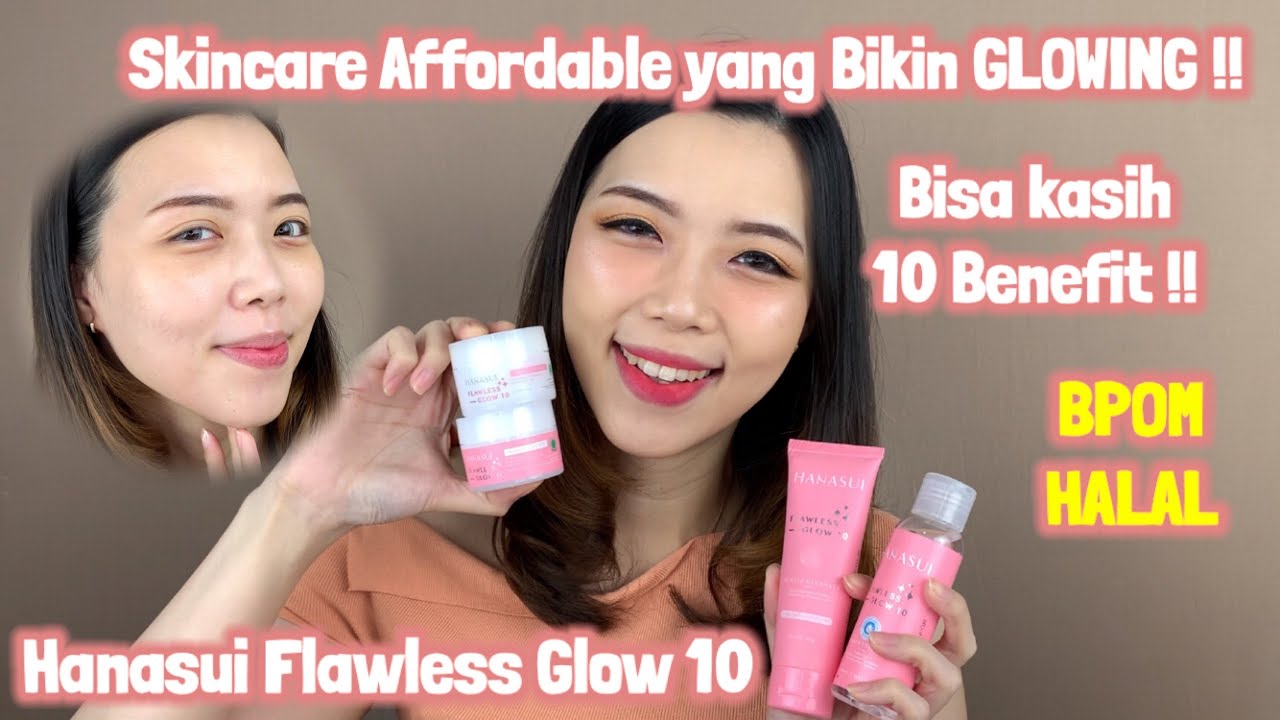 VIRAL!! Kulit Lembab 72Jam!! Hanasui Flawless Glow 10 Review | Sylvia