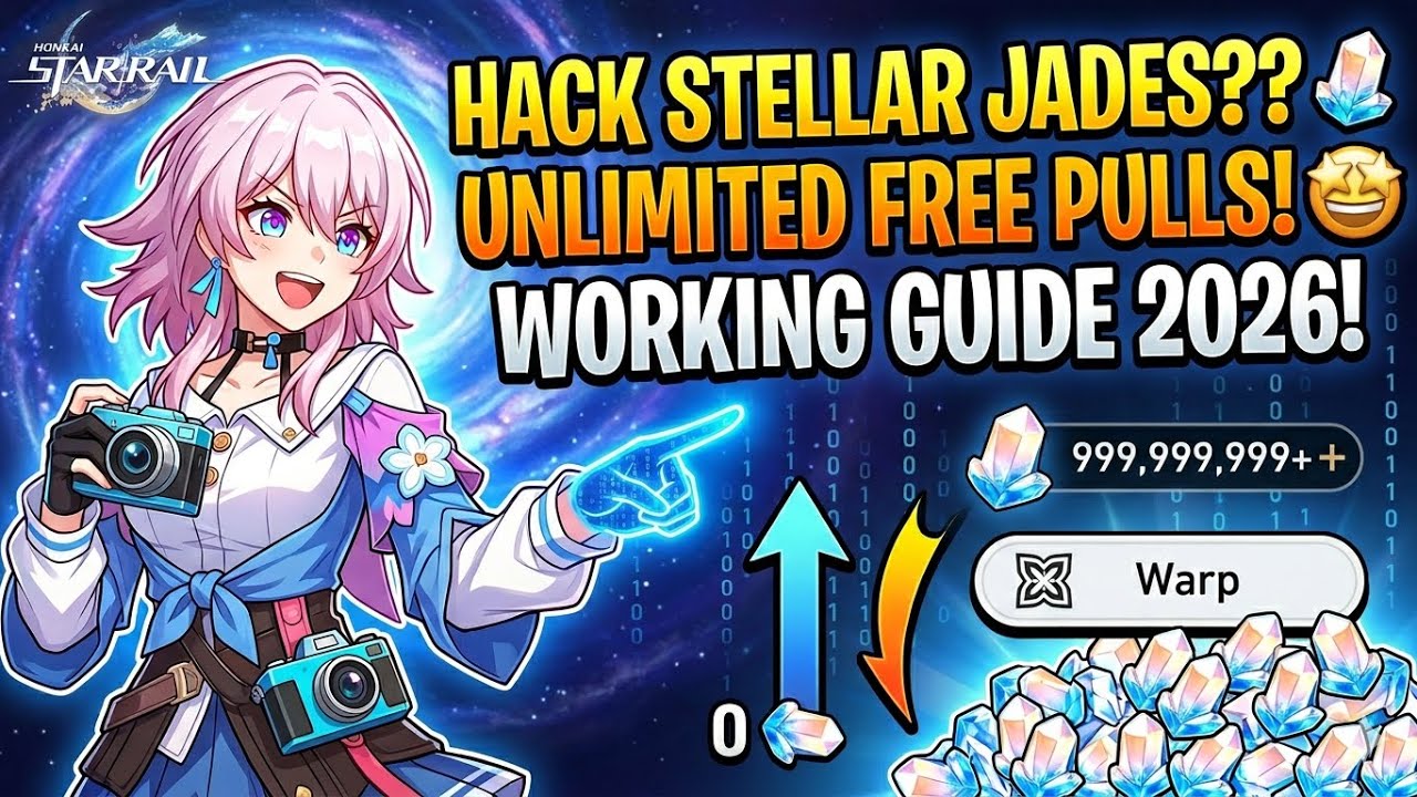 Honkai Star Rail Hack 2026 💎 Unlimited FREE Stellar Jade & Warps! (iOS + Android + PC Working)