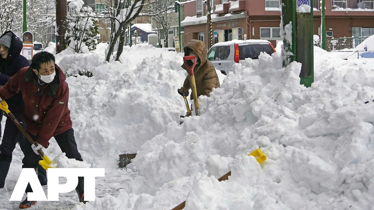 Japan Hit by Severe Snowstorm as Aomori Records 4.5m Snow Depth | APT