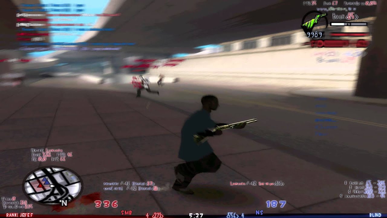 nS vs sMb, U x blind