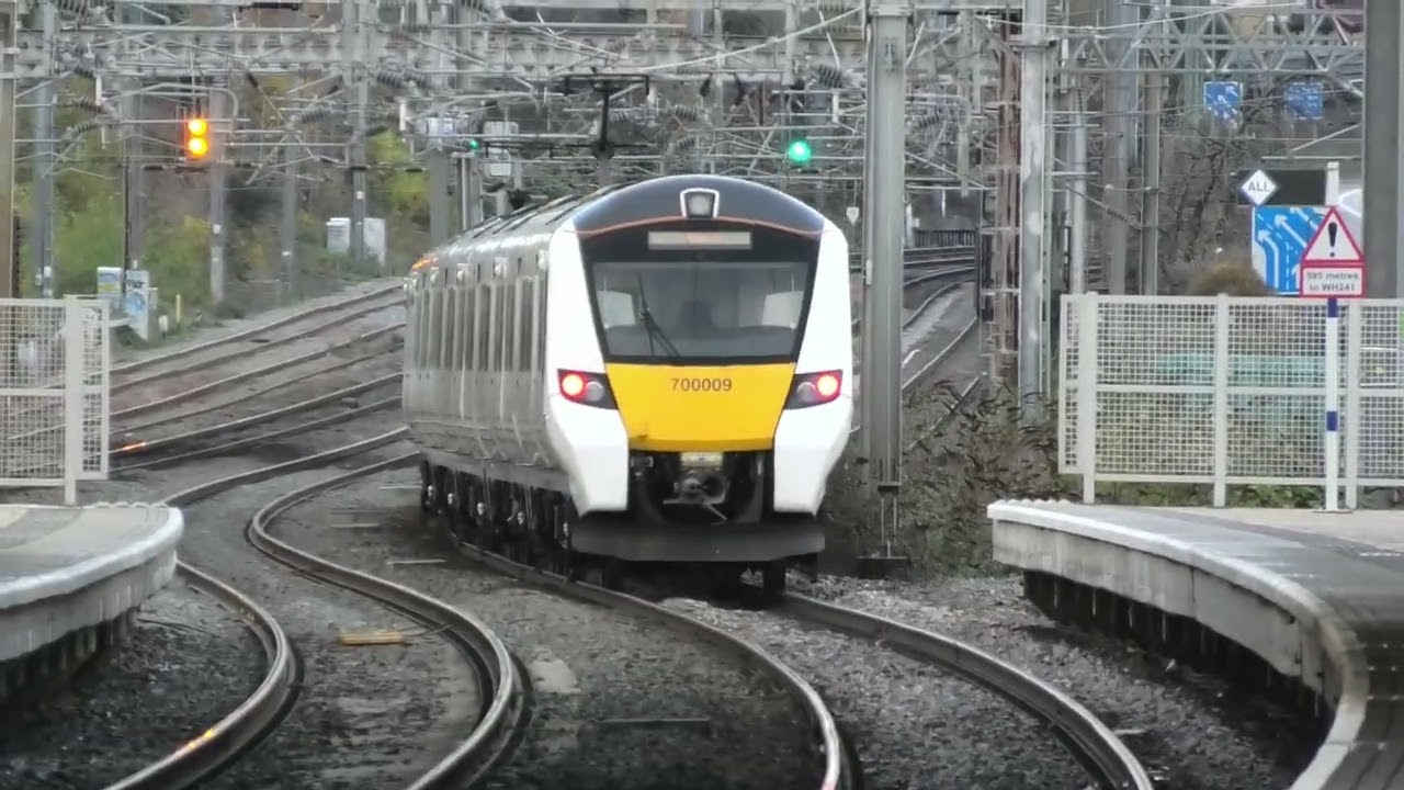 Trains at Brent Cross West (2yrs after opening)