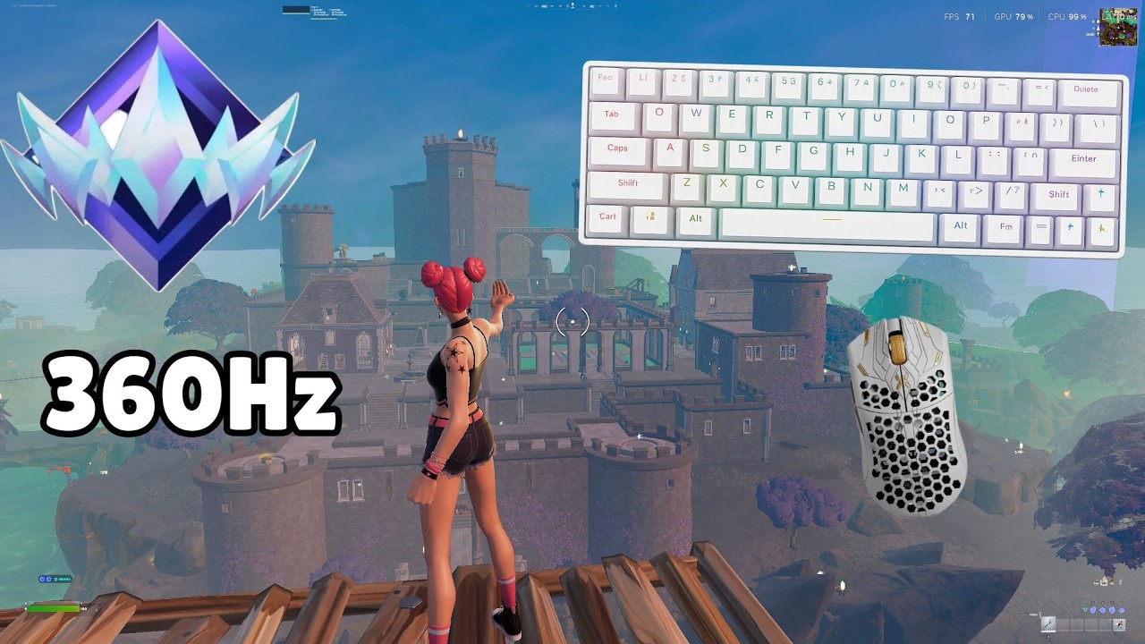 NEW Magegee 60%  ASMR 😴 Fortnite Ranked Reload 🏆 Satisfying Keyboard & Mouse Gameplay | 240FPS 4K