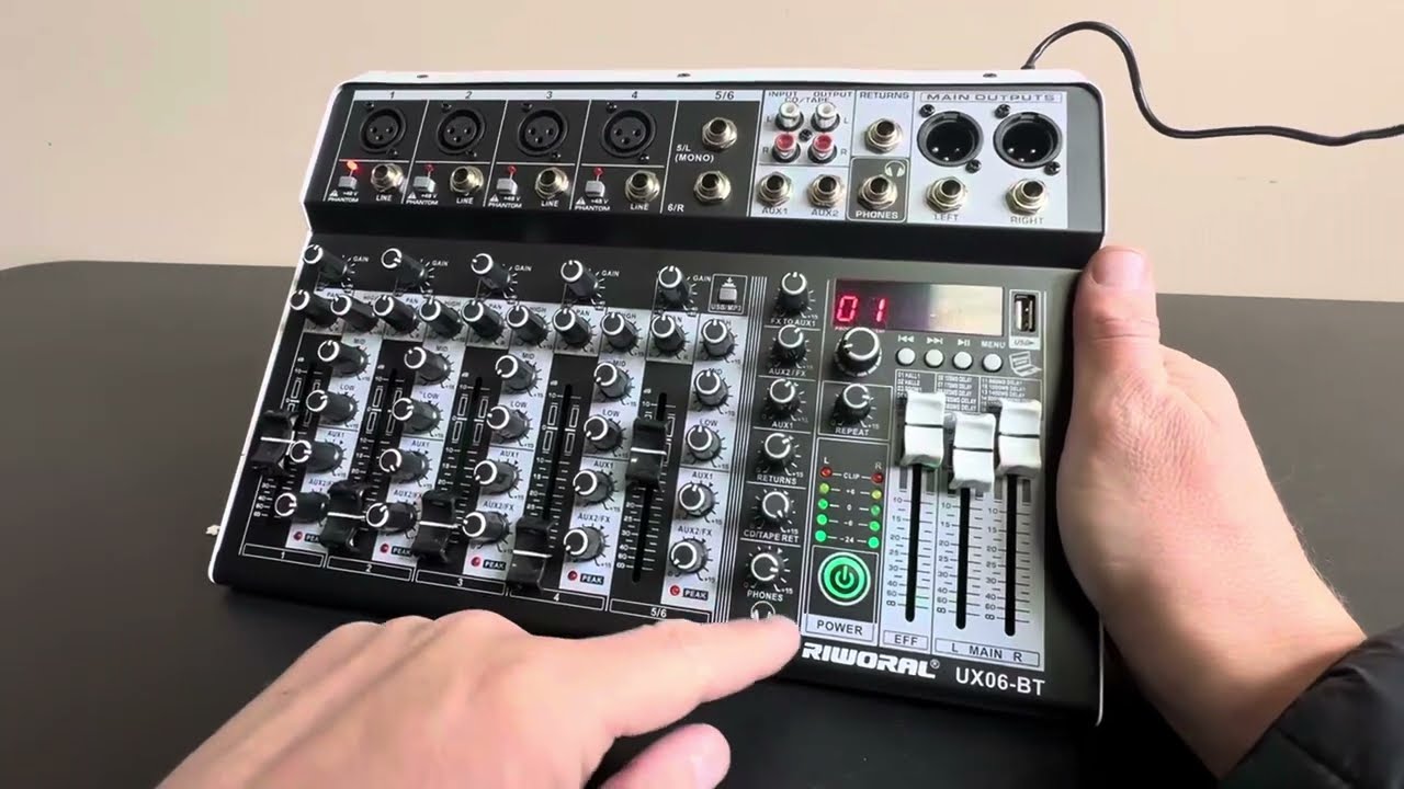 Review of Riworal 6 Channel Mixer