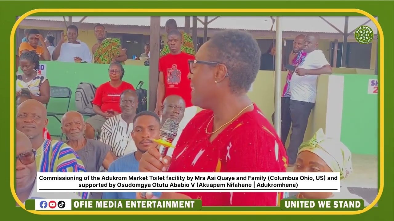 The Commissioning of the Adukrom Market Toilet Facility was Successfully Undertaken - 9TH, JAN.2026