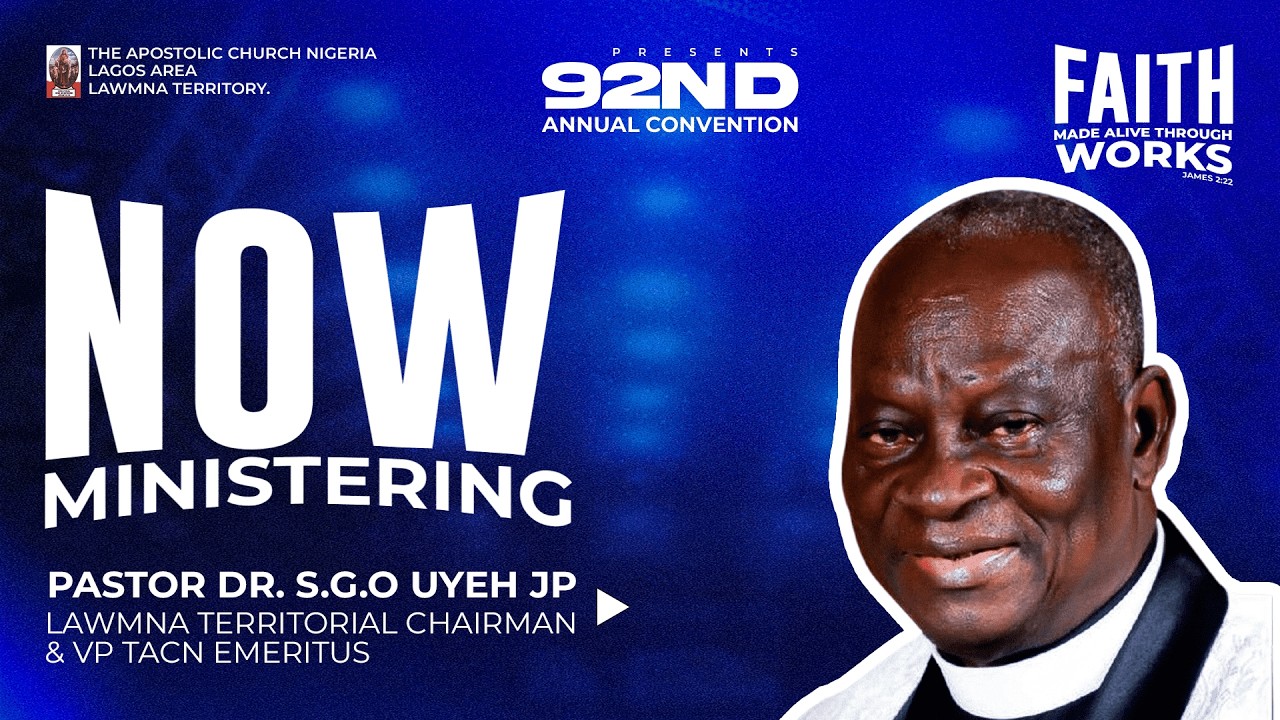 LAGOS AREA 92ND ANNUAL CONVENTION  ||  GRAND FINALE (08-02-'26)  ||  FAITH MADE ALIVE THROUGH WORKS