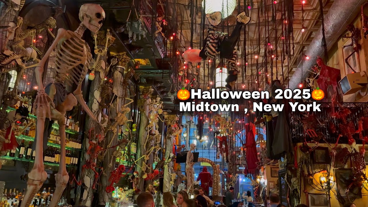 Inside NYC&rsquo;s Spookiest Halloween-Themed Bars & Restaurants in Midtown New York 4k