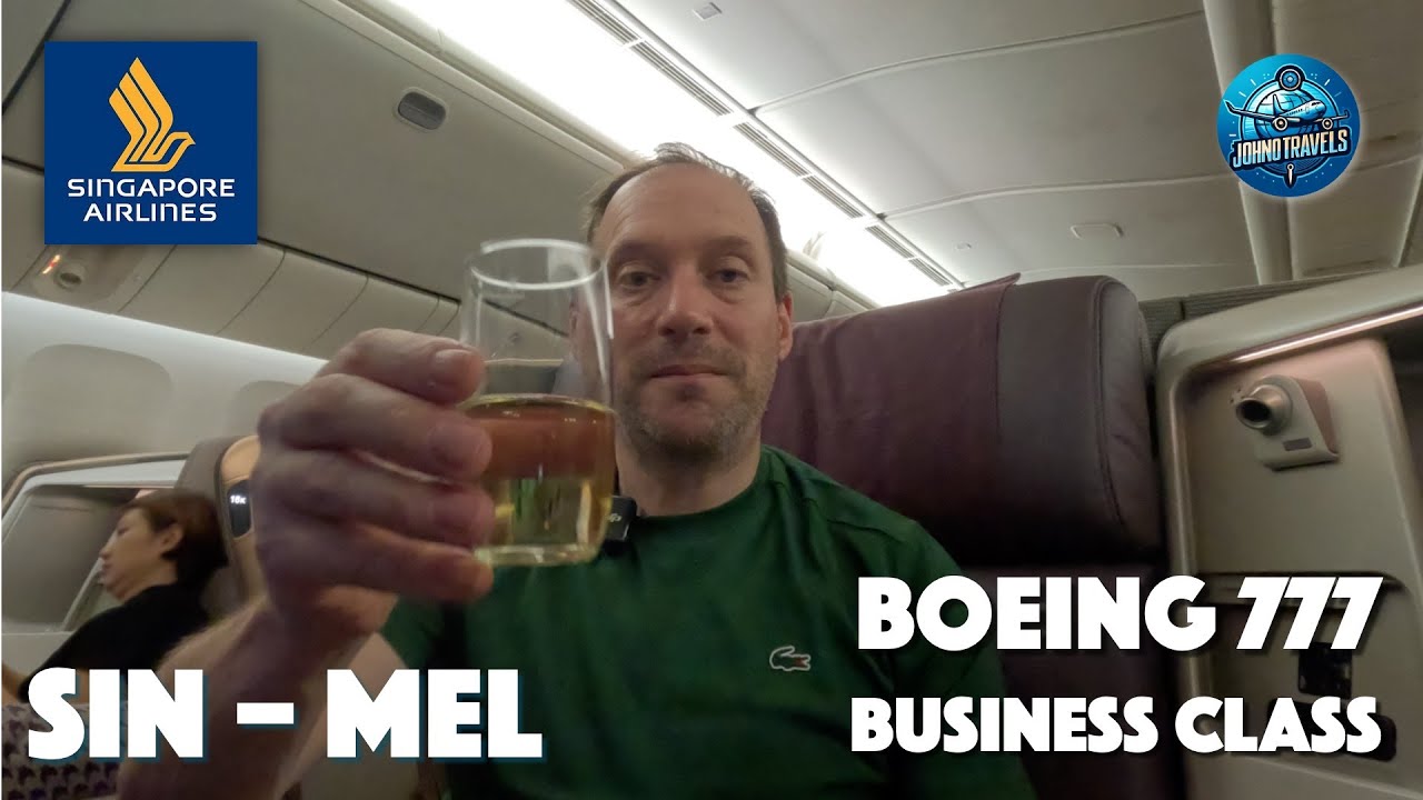 Flying Singapore Airlines Business Class to Melbourne | SQ227 Boeing 777 Experience