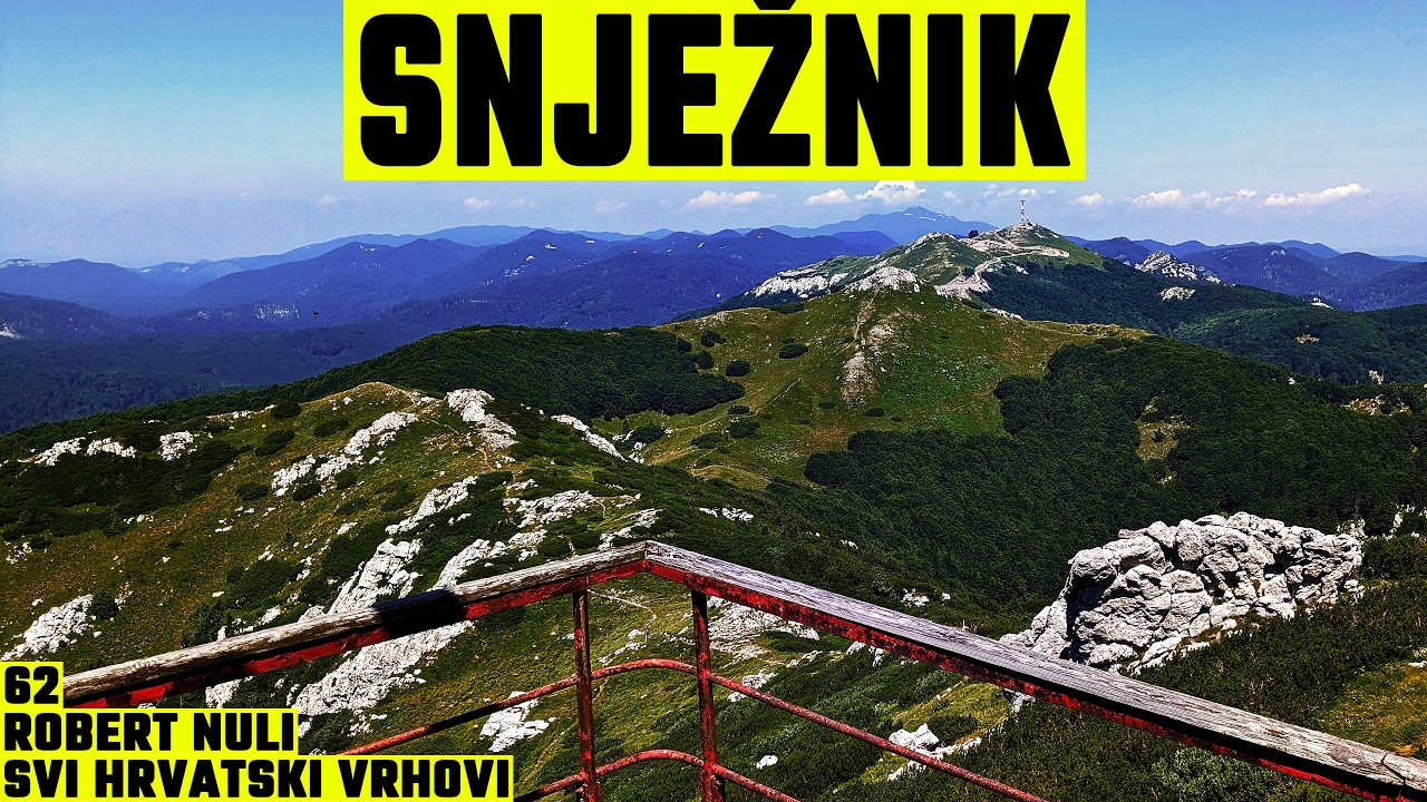 Snježnik, Gorski kotar, 1505m - planinarenje [62. VRH iz serijala SVI HRVATSKI VRHOVI] 4K
