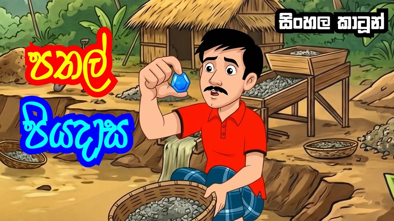 පතල් පියදාස | Sinhala Cartoon #SinhalaCartoon