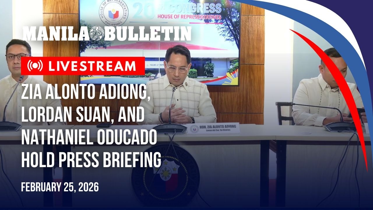 LIVE: Zia Alonto Adiong, Lordan Suan, and Nathaniel Oducado hold press briefing | Feb. 25