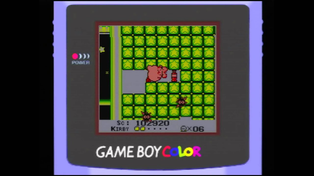 Gameboy Longplay: Kirby's Dreamland (Color)