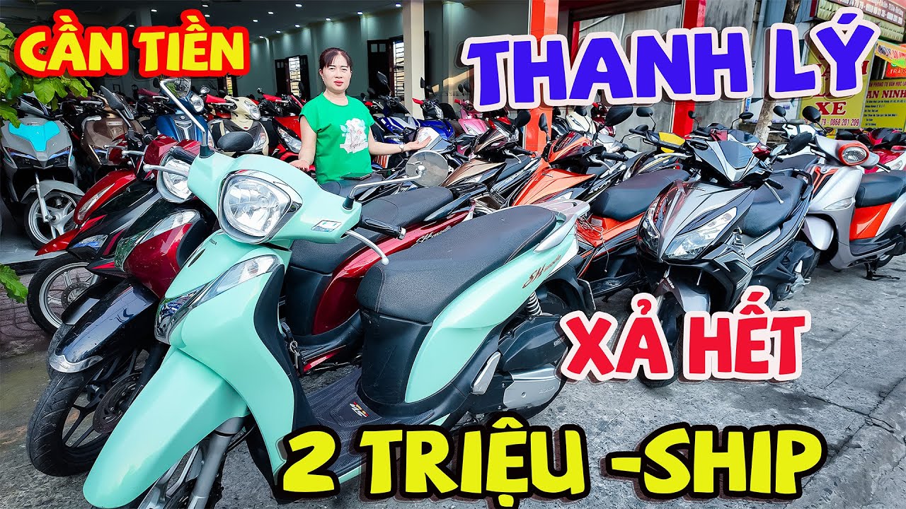 BÀ CHỦ THANH LÝ LÔ XE CŨ FUTURE VISION AB SH MODE GRANDE LEAD WAVE ANPHA EXCITER  150 WINNER X XE ĐI