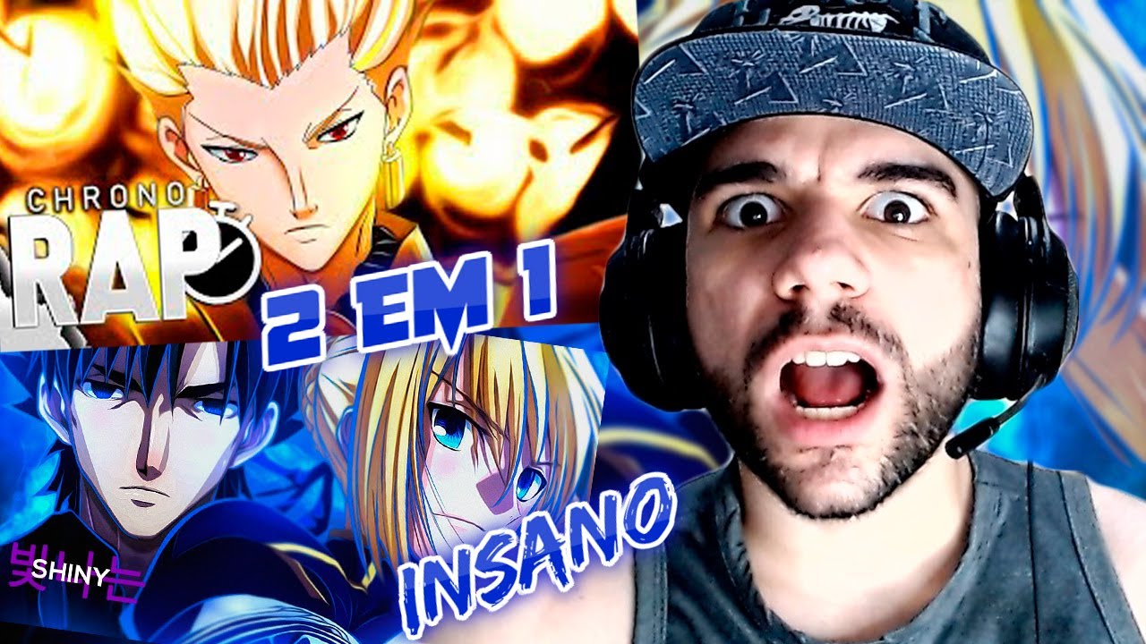 REACT - 2 EM 1 - RAP DO GILGAMESH - Chrono - RAP  Santo Graal (Kiritsugu / Saber - ( Fate Zero)