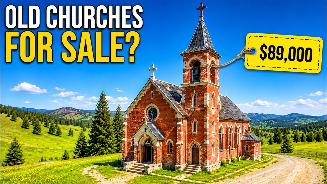 6 Old Churches for Sale Under $90K (Already Has Land and Parking)