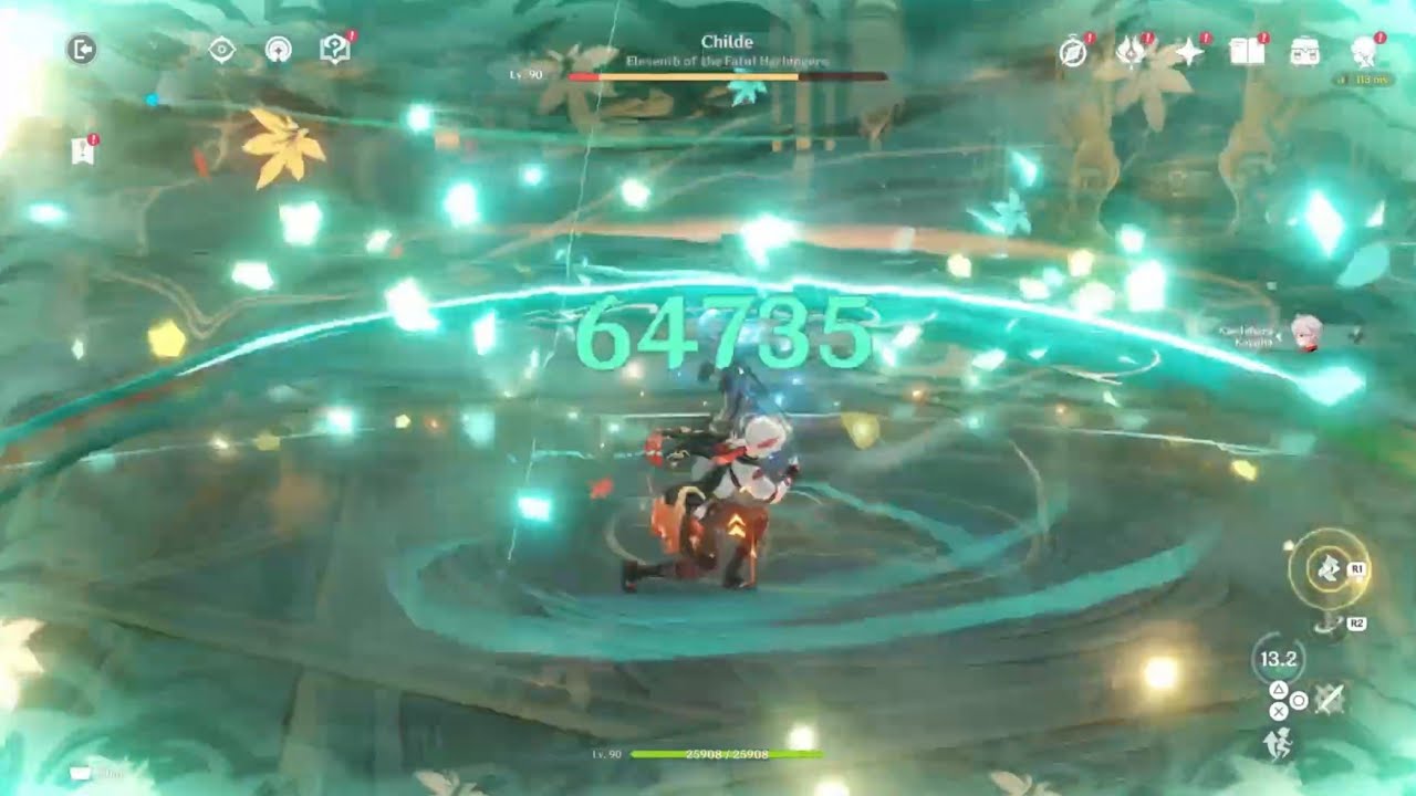 Solo C6 Kazuha vs Childe | Genshin Impact
