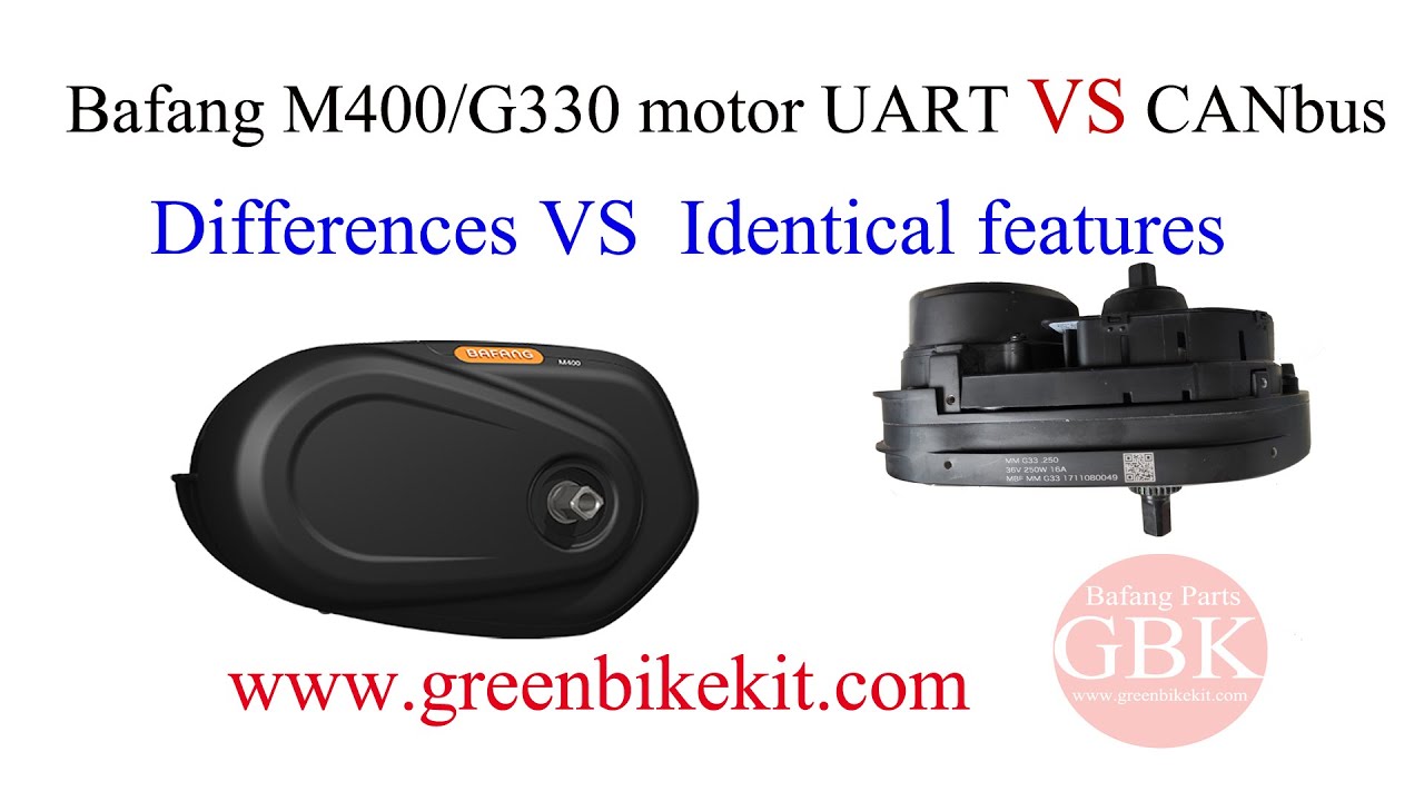 A comparison for Bafang M400 UART and CANbus motor