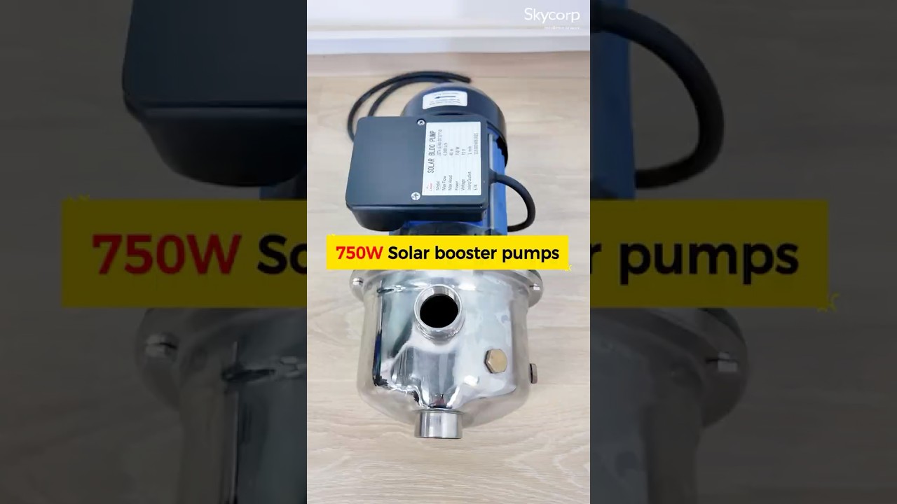 750W Solar booster pumps