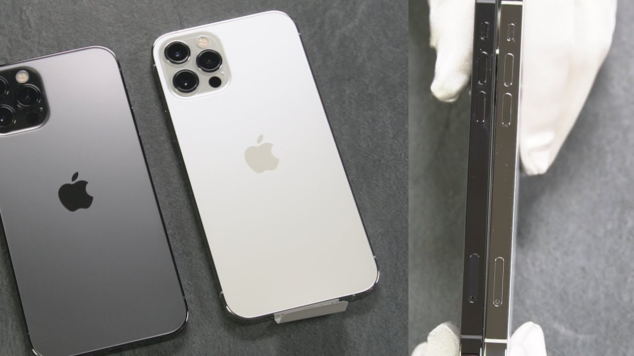 UNBXOXING iPhone 12 Pro Silver + Graphite REVIEW compare to iPhone 13 PRO/MAX COLOUR